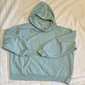 Adidas Women's Light Blue Hoodie